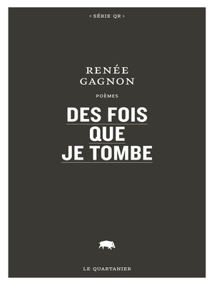 cover image of Des fois que je tombe